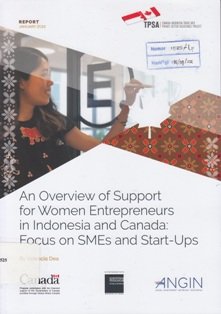 Ikhtisar dukungan untuk pengusaha perempuan di Indonesia dan Canada : fokus pada UKM dan start-up (perusahaan rintisan)