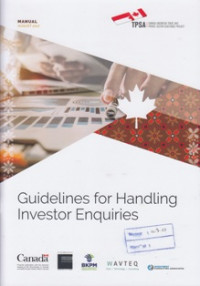 Guidelines for handling investor inquiries: Manual August 2017