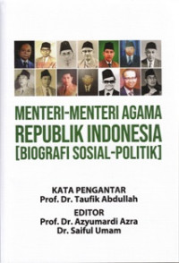 Menteri-menteri agama Republik Indonesia [Biografi sosial-politik]