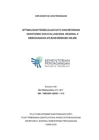 IMPLEMENTASI AKSI PERUBAHAN OPTIMALISASI PENGELOLAAN DATA DAN INFORMASI MONITORING DAN EVALUASI BSML REGIONAL II MENGGUNAKAN APLIKASI BERBASIS ONLINE